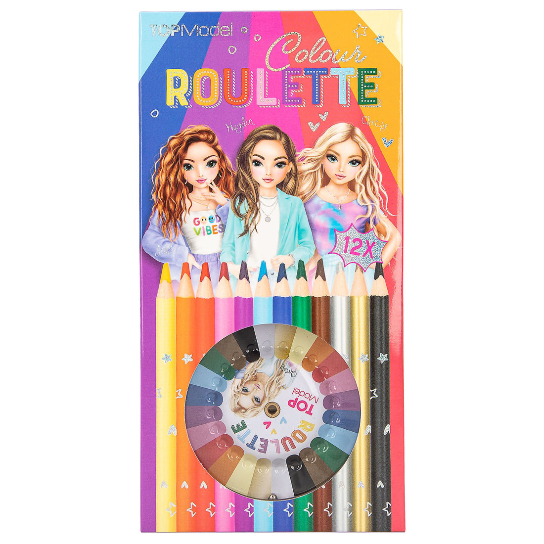 Depesche Top Model 006710 Lot de 24 crayons multicolores Depesche Top Model 006710 Lot de 24 crayons multicolores