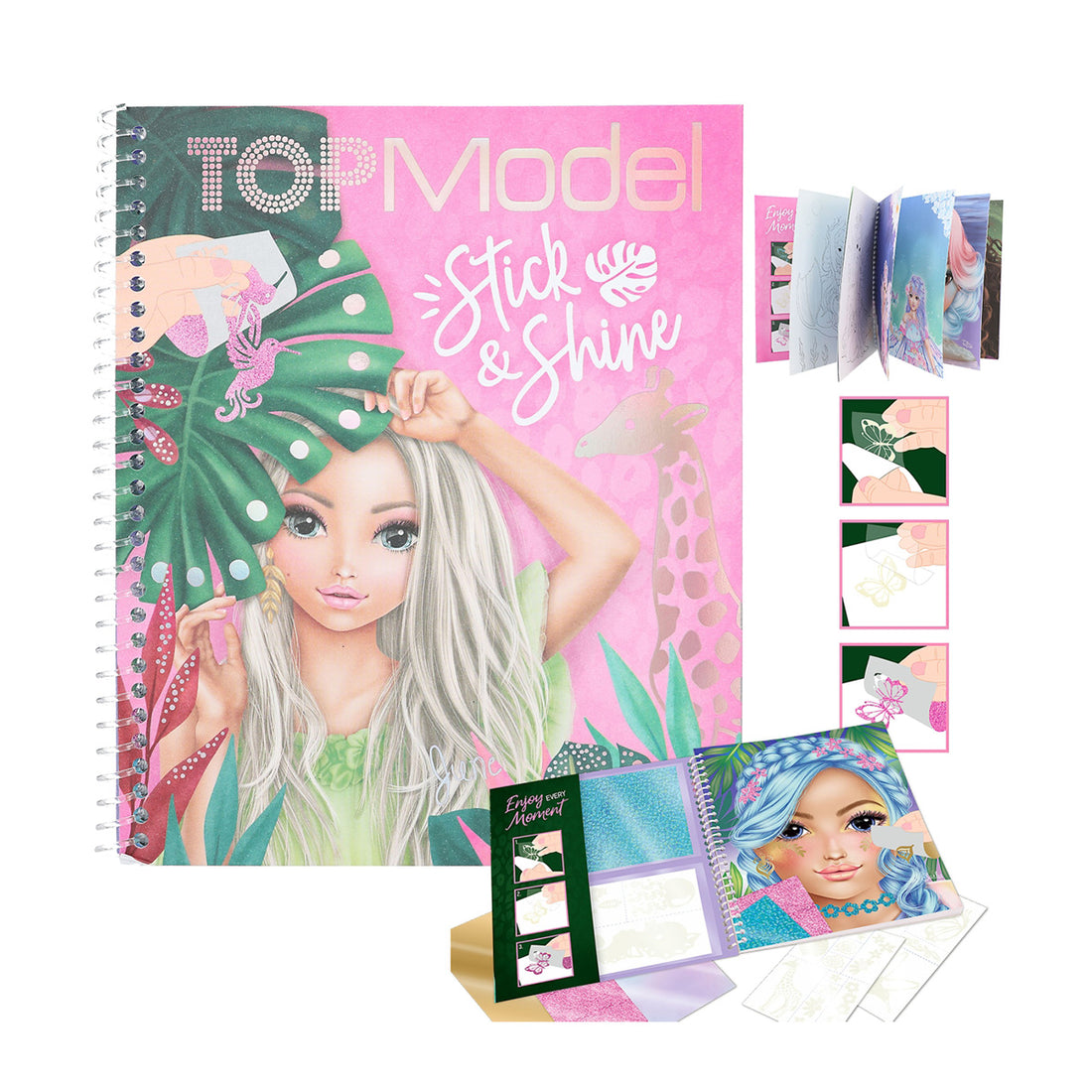depesche-topmodel-colouring-book-stick-&-shine-depe-0012470