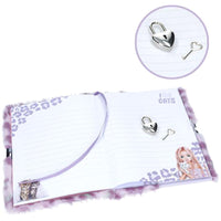 depesche-topmodel-cosy-cat-diary-with-lock-lilac-stationery-depe-0014200