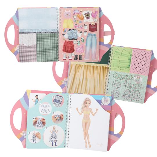 Libro De Calcomanías 'Dress Me Up - Big Summer Feeling' | 24 Páginas Con Pegatinas De Ropa Y Accesorios Para Niñas - A Partir De 6 Años