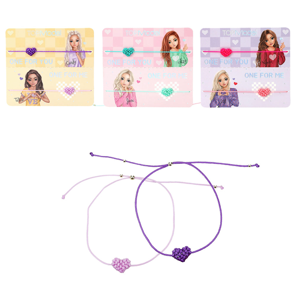 depesche-topmodel-heart-bracelet-set-clothing-wear-fashion-accessories-depe-0013930