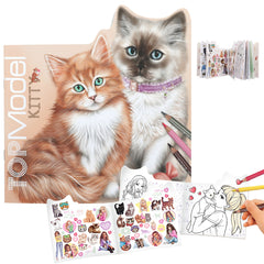 depesche-topmodel-kitty-colouring-book-figural-kitty-and-doggy-stationery-depe-0012713