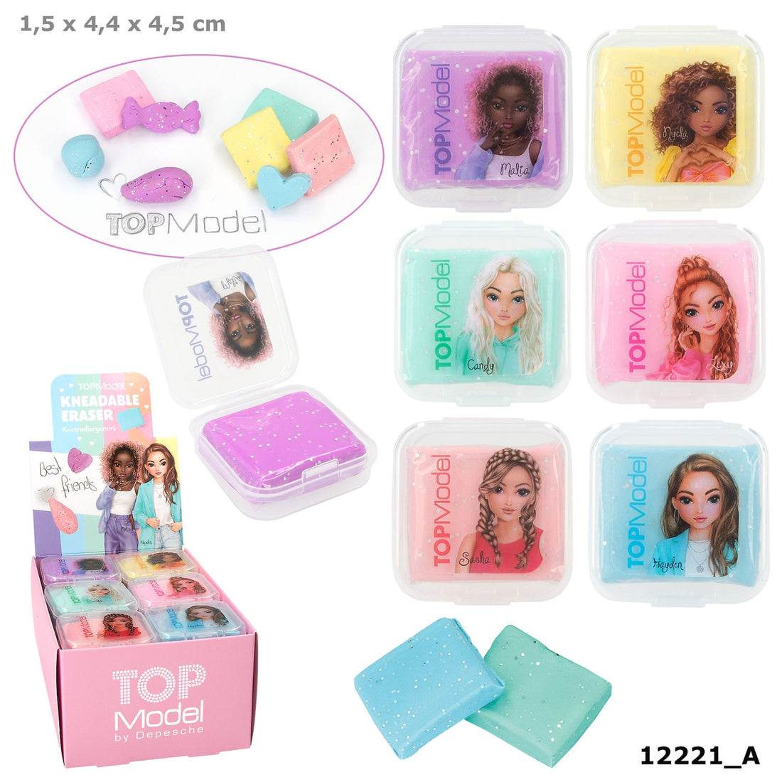 depesche-topmodel-kneadable-eraser-pastel-&-glitter-depe-0012221
