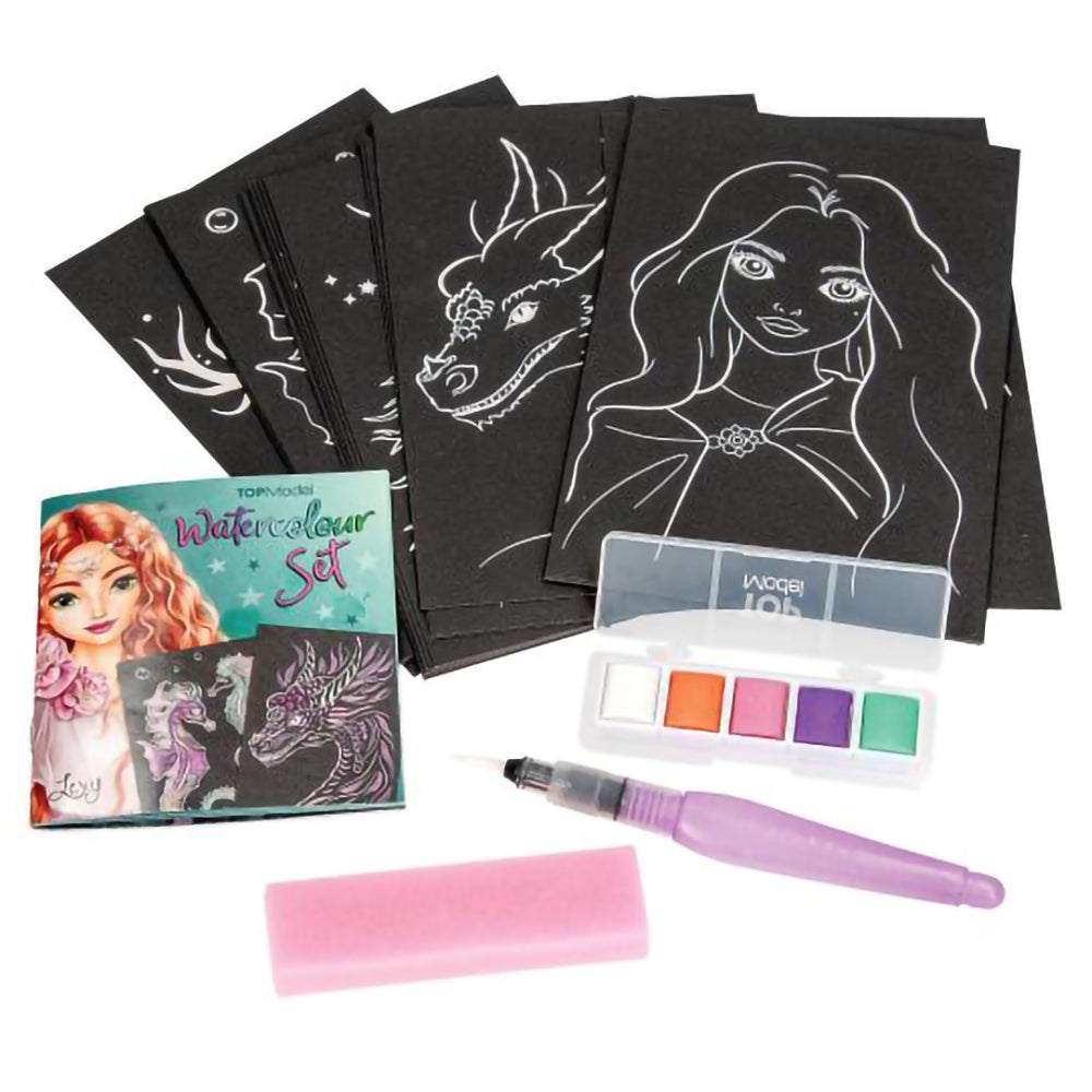 depesche-topmodel-metallic-watercolour-set-stationery-depe-0013485