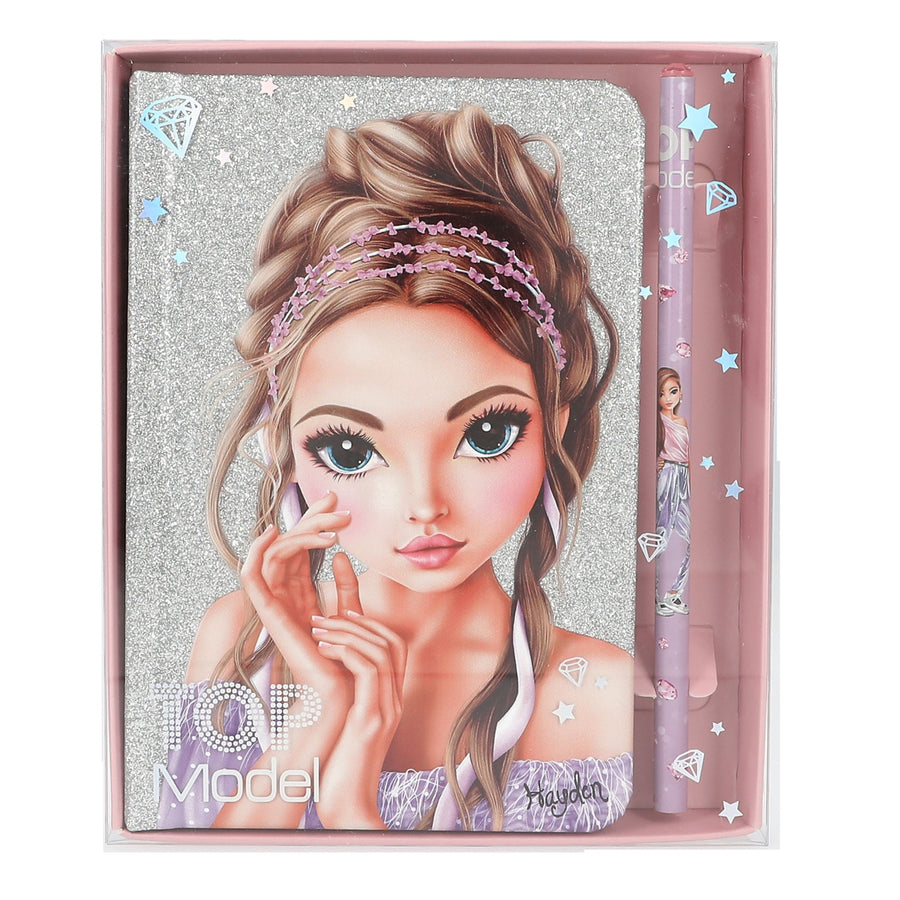 Depesche Topmodel Notebook with Pencil Glitter Queen – Petit Bazaar