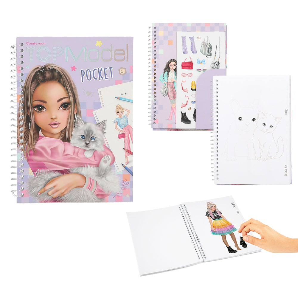 depesche-topmodel-pocket-colouring-book-stationery-depe-0013445