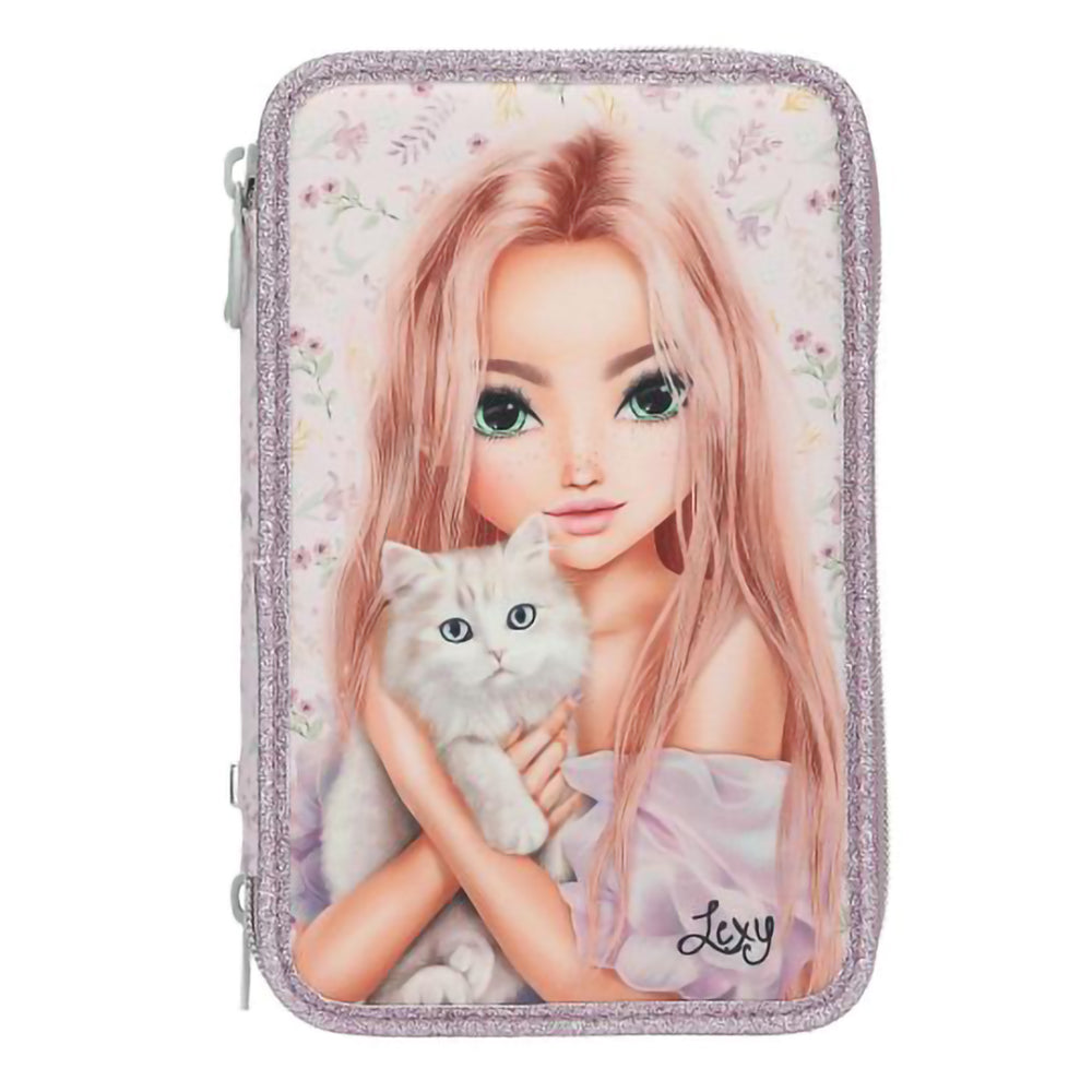depesche-topmodel-triple-pencil-case-blooming-kitty-stationery-depe-0013958