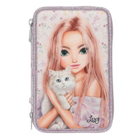 depesche-topmodel-triple-pencil-case-blooming-kitty-stationery-depe-0013958
