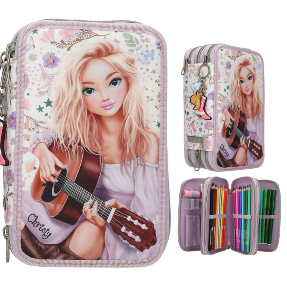 depesche-topmodel-triple-pencil-case-cowgirl
