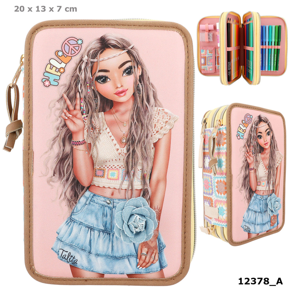 depesche-topmodel-triple-pencil-case-hippie-heart-depe-0012378