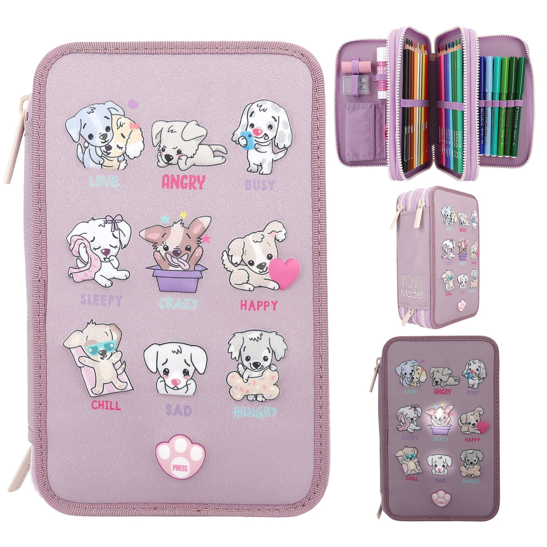 depesche-topmodel-triple-pencil-case-led-dogs-mood-barometer-depe-0012843