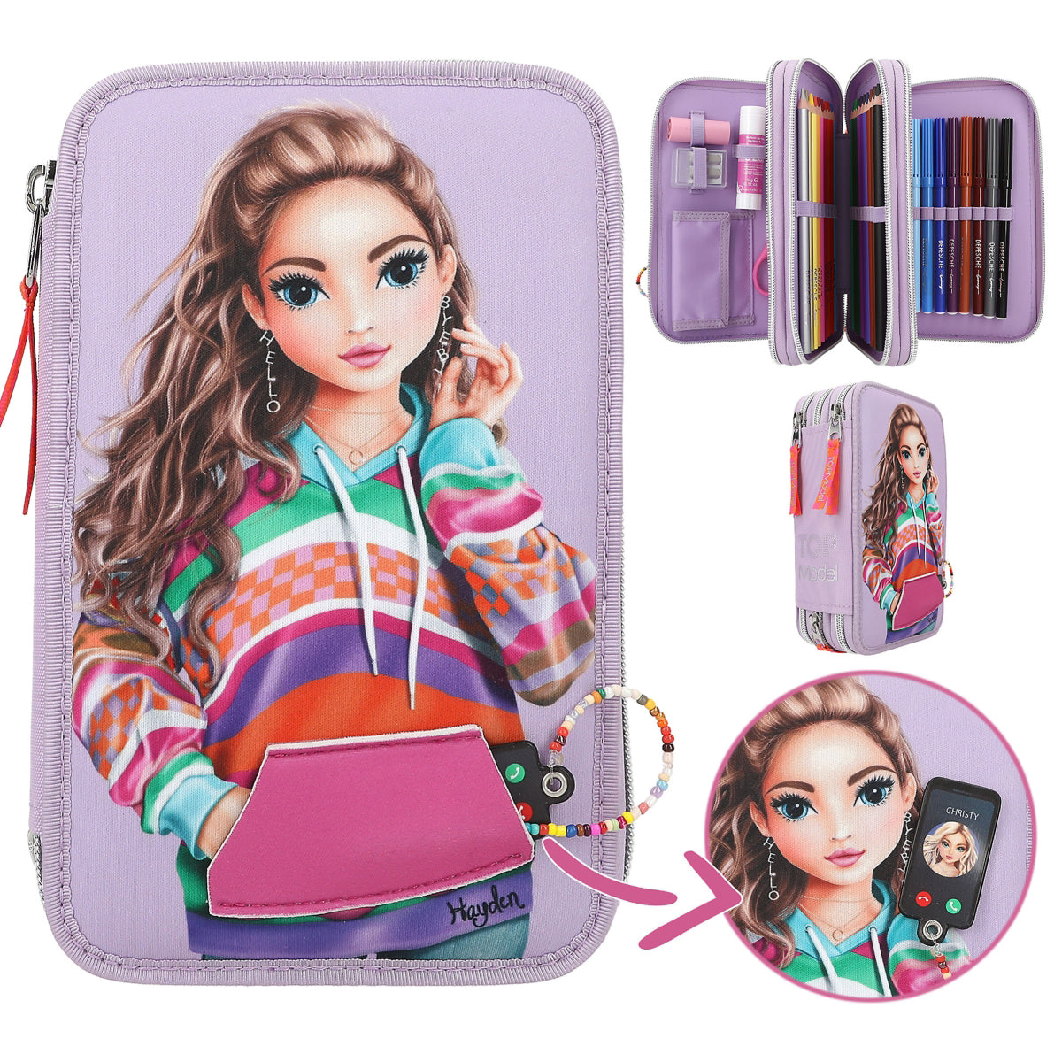 depesche-topmodel-triple-pencil-case-with-applied-smartphone-joy-depe-0012842