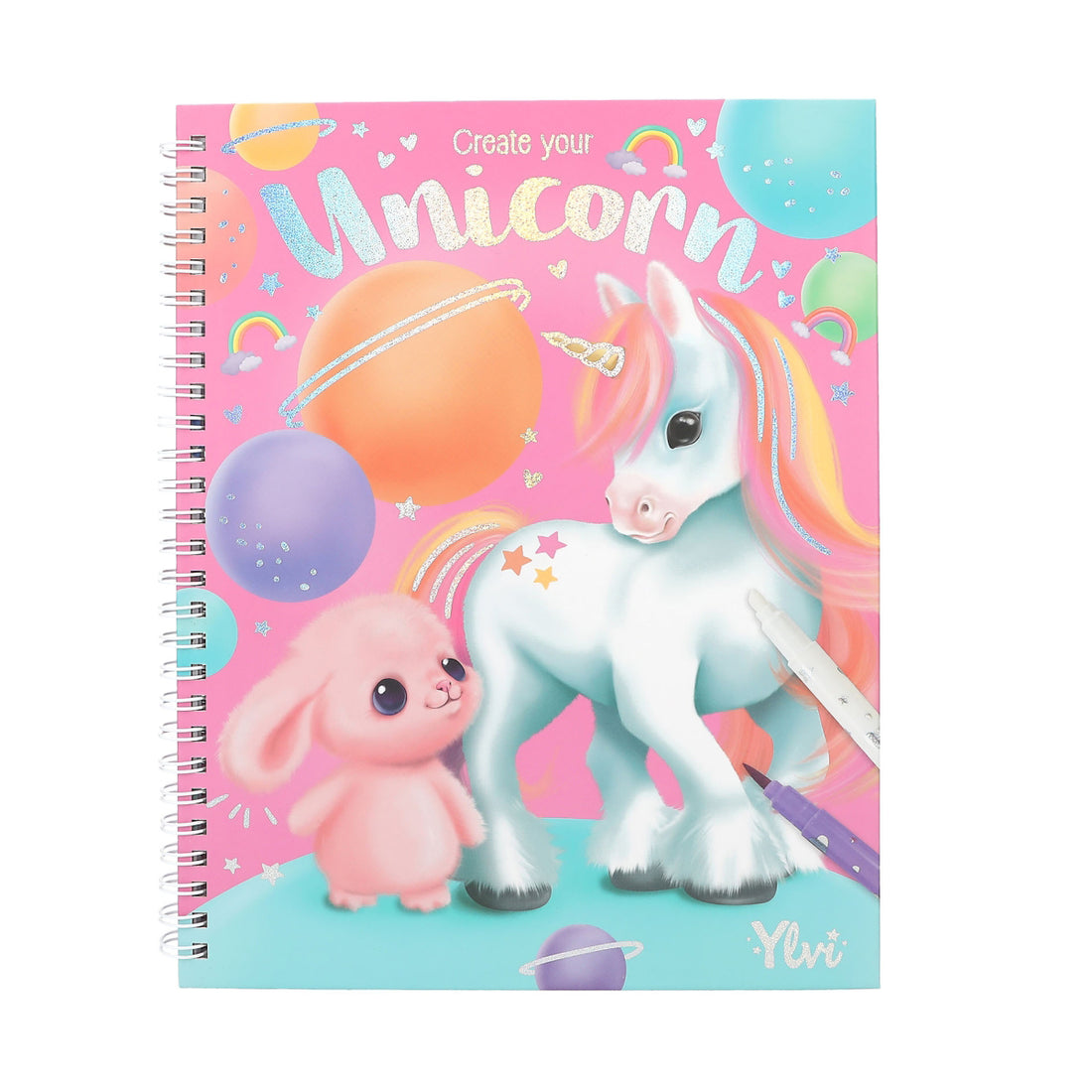 depesche-ylvi-coloring-book-with-felt-tip-pens-depe-0012930