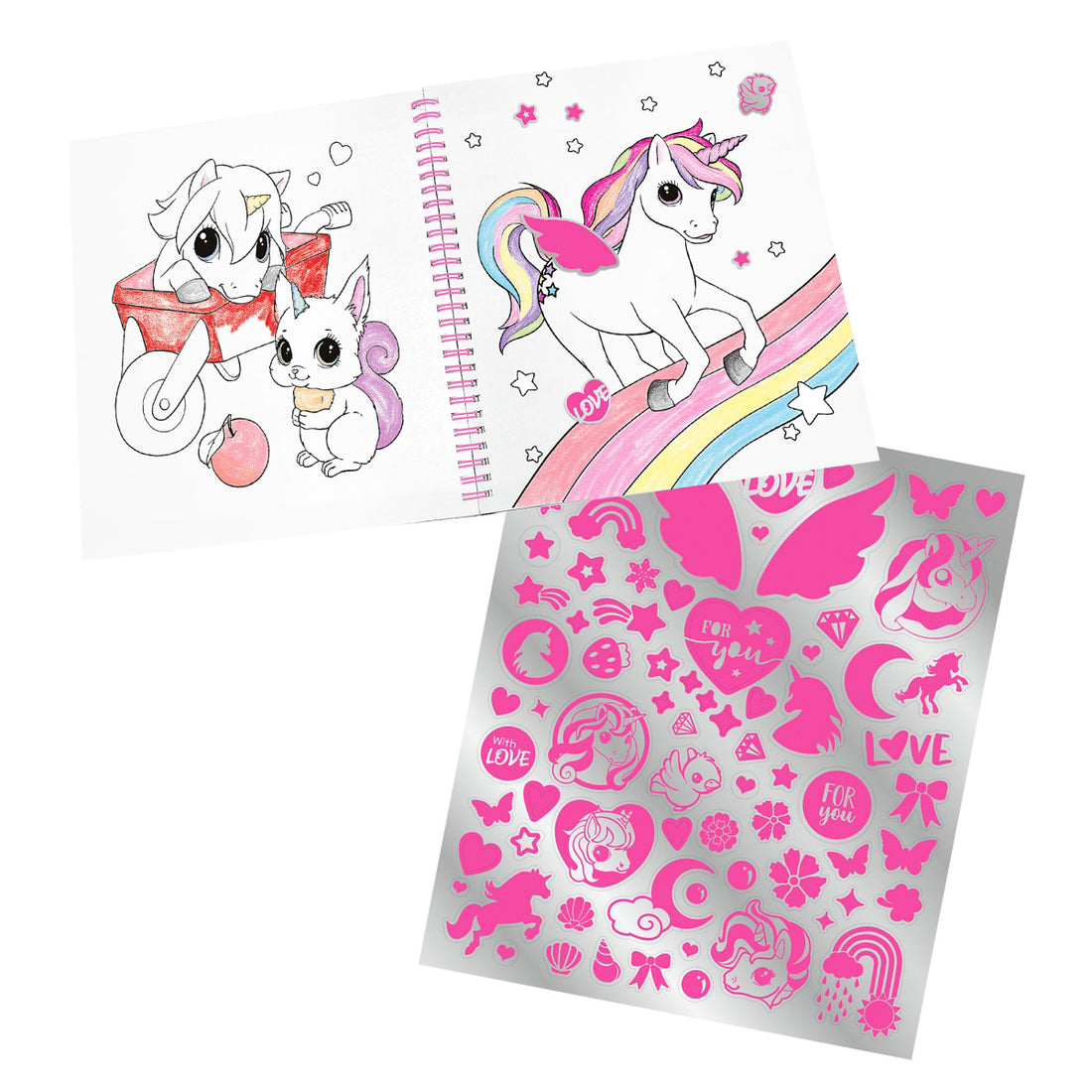 depesche-ylvi-colouring-book-with-unicorn-and-sequins-depe-0012492