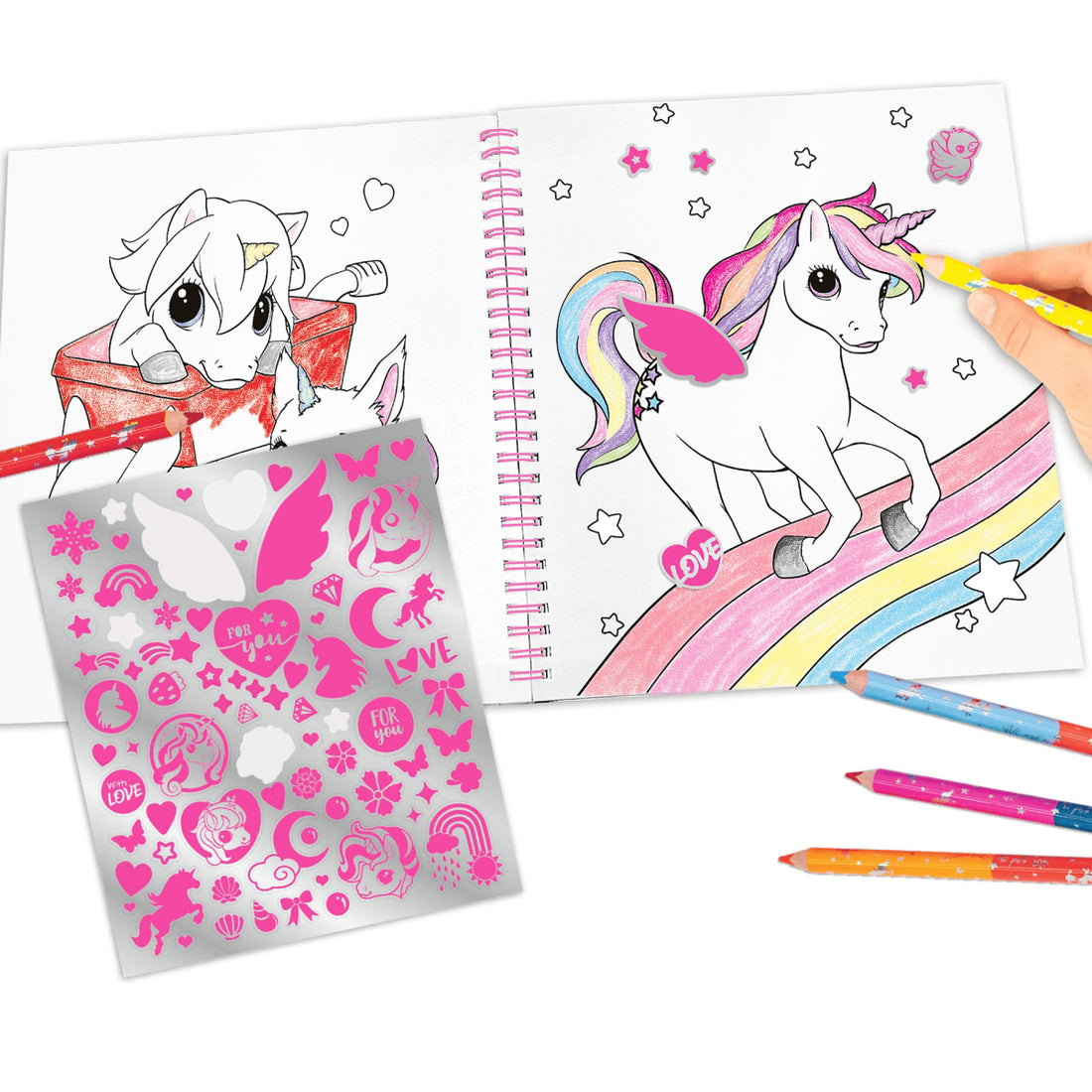 depesche-ylvi-colouring-book-with-unicorn-and-sequins-depe-0012492