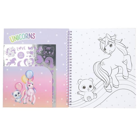 depesche-ylvi-colouring-book-with-unicorn-and-sequins-depe-0013587