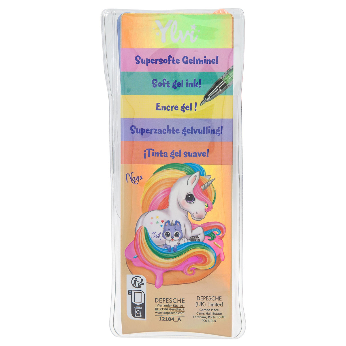 depesche-ylvi-gel-pen-set-5-rainbow-colours-depe-0012184