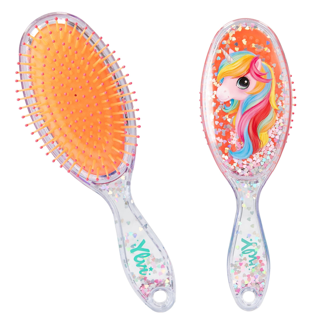 Depesche Ylvi Hairbrush with Confetti (1pc)