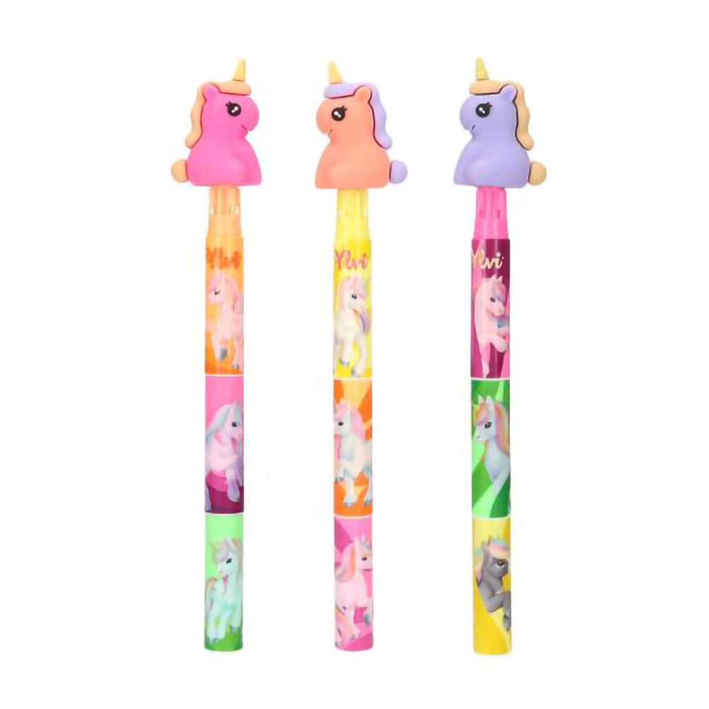 depesche-ylvi-highlighter-with-unicorn-topper-stationery-depe-0012369