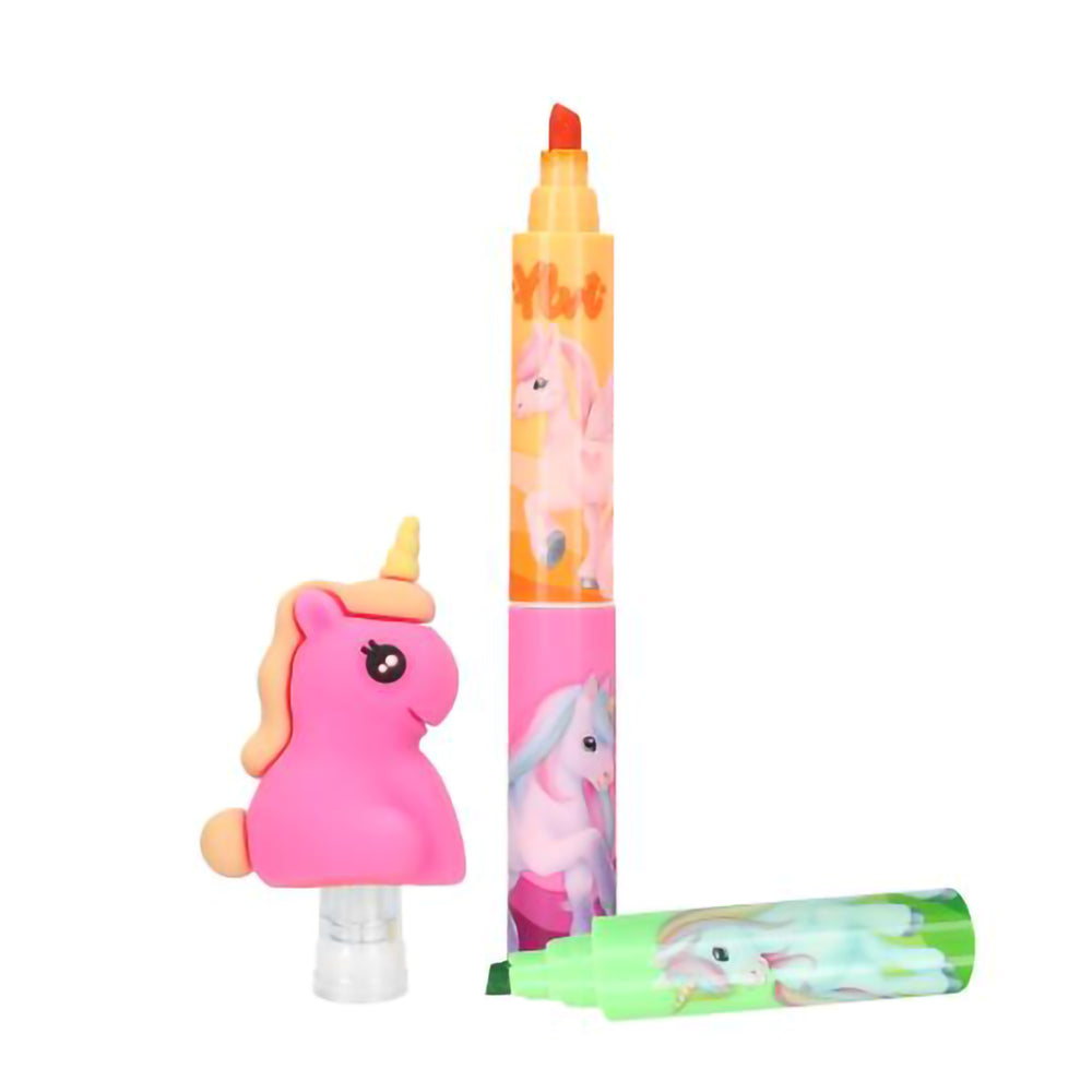 depesche-ylvi-highlighter-with-unicorn-topper-stationery-depe-0012369
