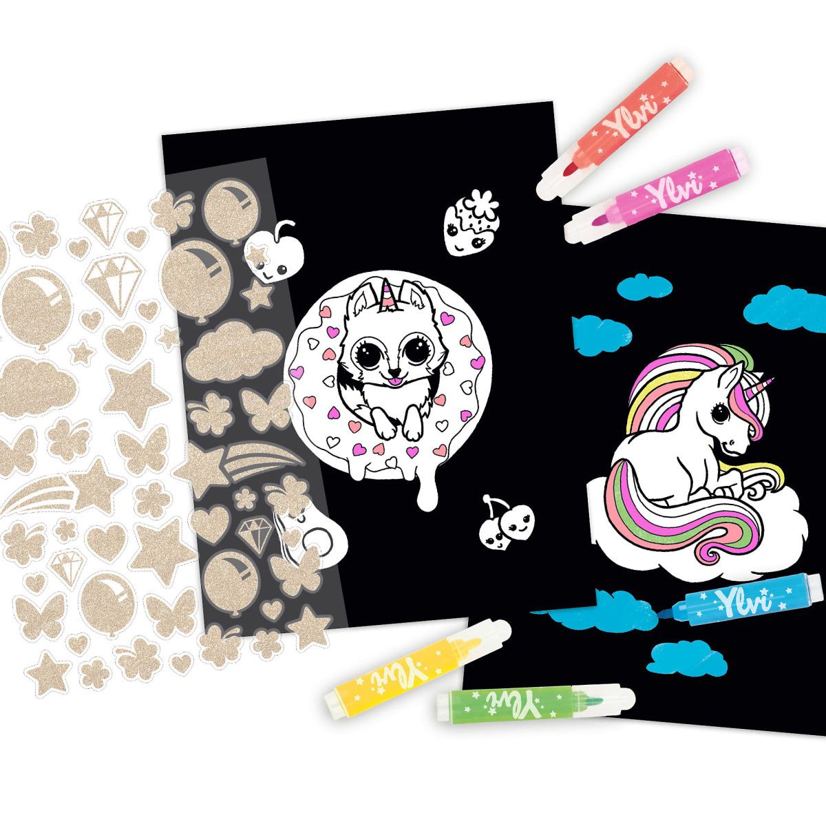 depesche-ylvi-neon-colouring-book-set-depe-0012169