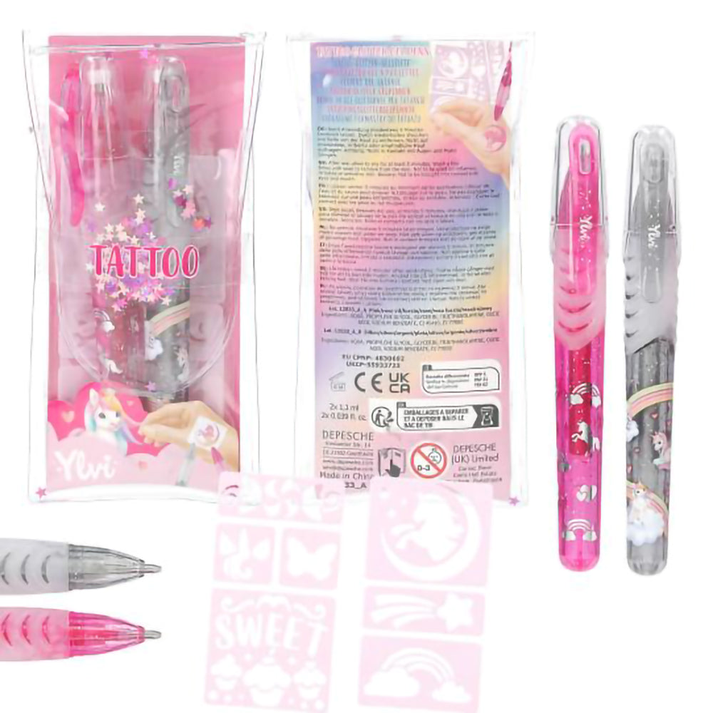 depesche-ylvi-tattoo-glitter-gel-pens