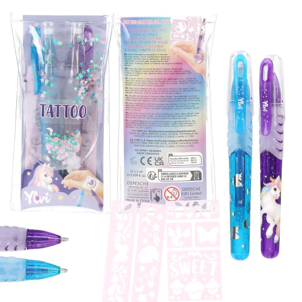 depesche-ylvi-tattoo-glitter-gel-pens