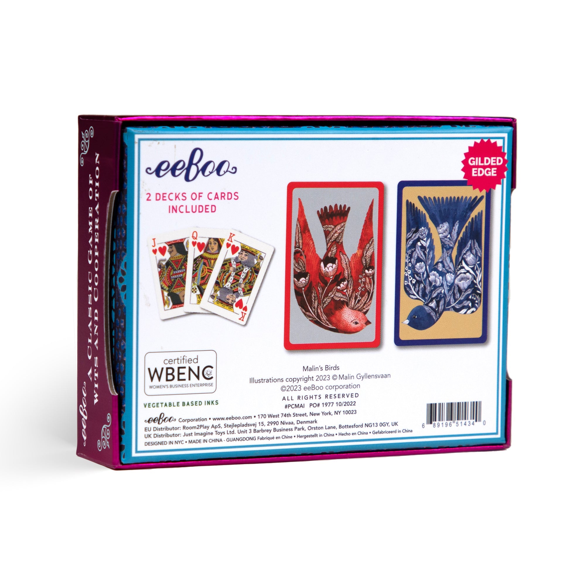 Eebo Botwe eeBoo Bridge Set - Malin's Birds – Petit Bazaar