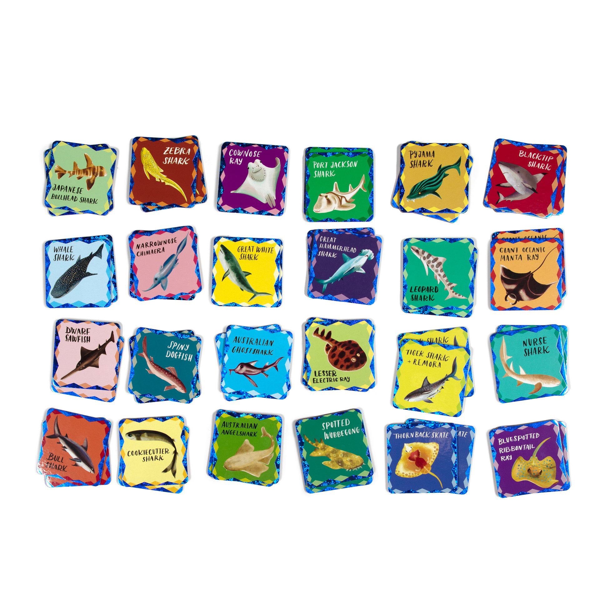 eeboo-sharks-&-friends-shiny-memory-matching-eebo-mgshk
