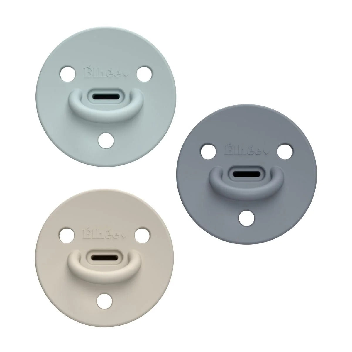 Élhée 3-Pack of Pacifiers - Buddy - 0-6M