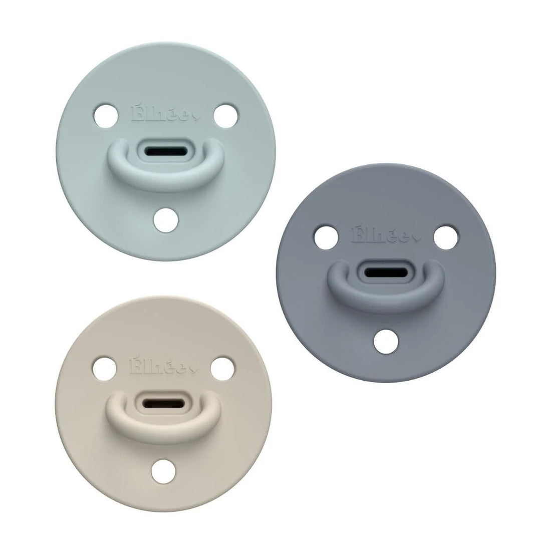 Élhée 3-Pack of Pacifiers - Buddy - 0-6M