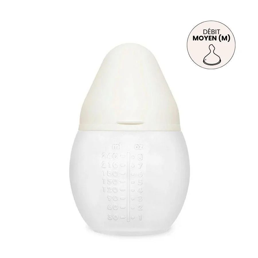 Élhée Anti-Colic Baby Bottle - Milk - 240ML - 0M+