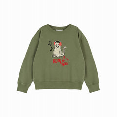 emile-et-ida-cat-sweatshirt-foret-clothing-wear-fashion-eei-w24aa012a-foret-02a-01