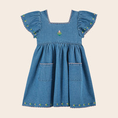 emile-et-ida-denim-embroidered-dress-denim-light