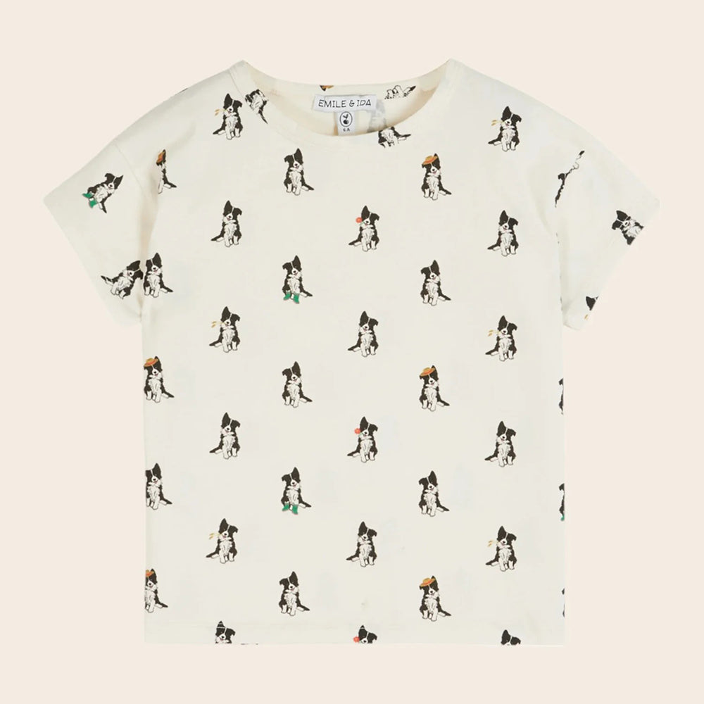 emile-et-ida-printed-teeshirt-border-creme