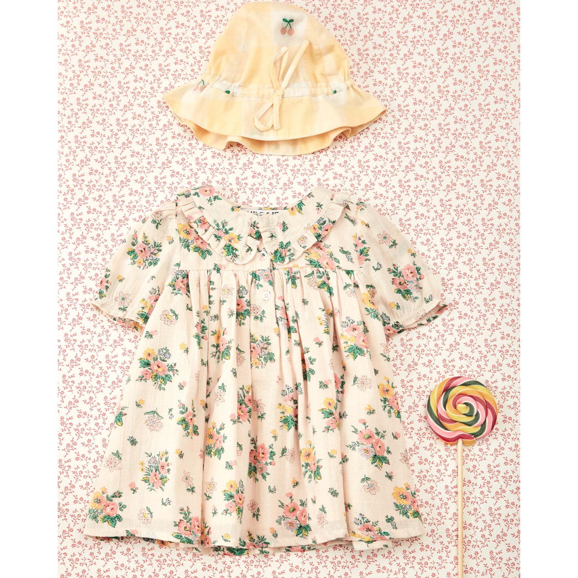 emile-et-ida-robe-ample-printemps-rose-printemps-rose-eei-s25ab045a-prose-12m