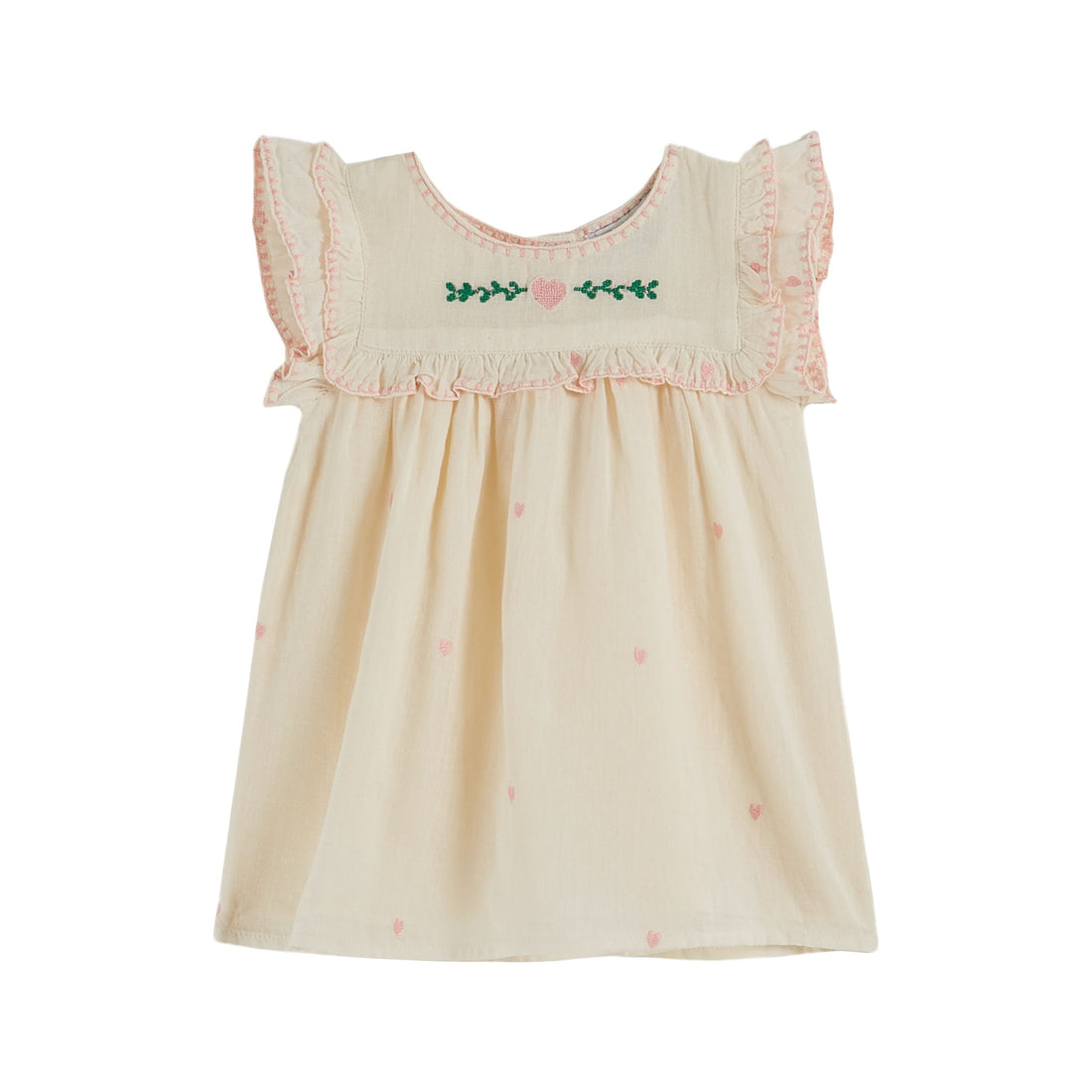 emile-et-ida-robe-bebe-brodee-ecru-eei-s25ab161-ecru-12m