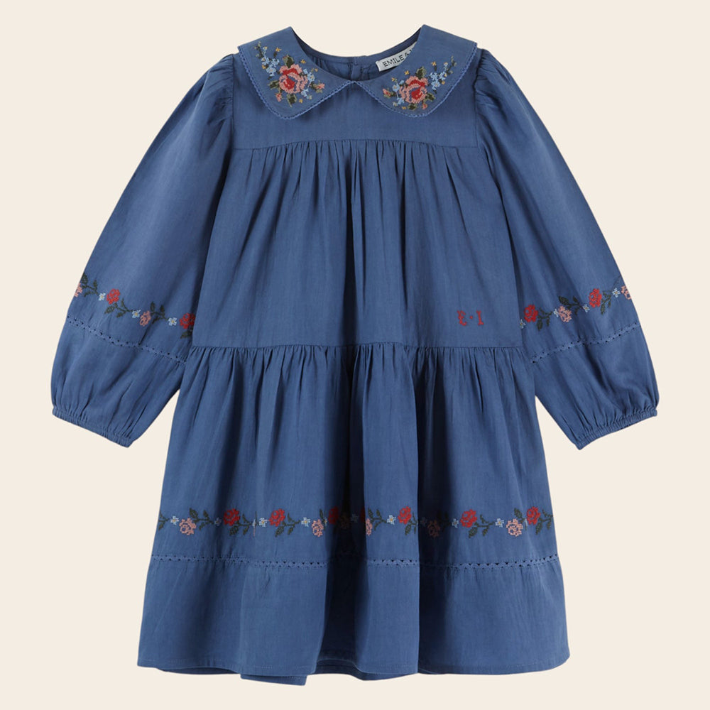 emile-et-ida-robe-point-de-croix-ocean-clothing-wear-fashion-eei-w26ae227-ocean-02a