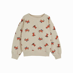emile-et-ida-skating-dog-fleece-sweatshirt-creme-chien-clothing-wear-fashion-eei-w24aa101-cc-12m-01