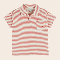 emile-et-ida-striped-terry-polo-80-organic-cotton-rayure-coquelicot