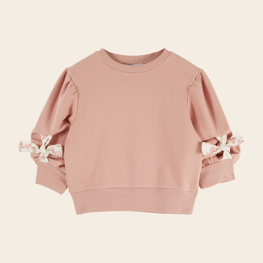 emile-et-ida-sweat-manche-noeud-rosalie-sakura-clothing-wear-fashion-eei-w26ae001-sakura-02a