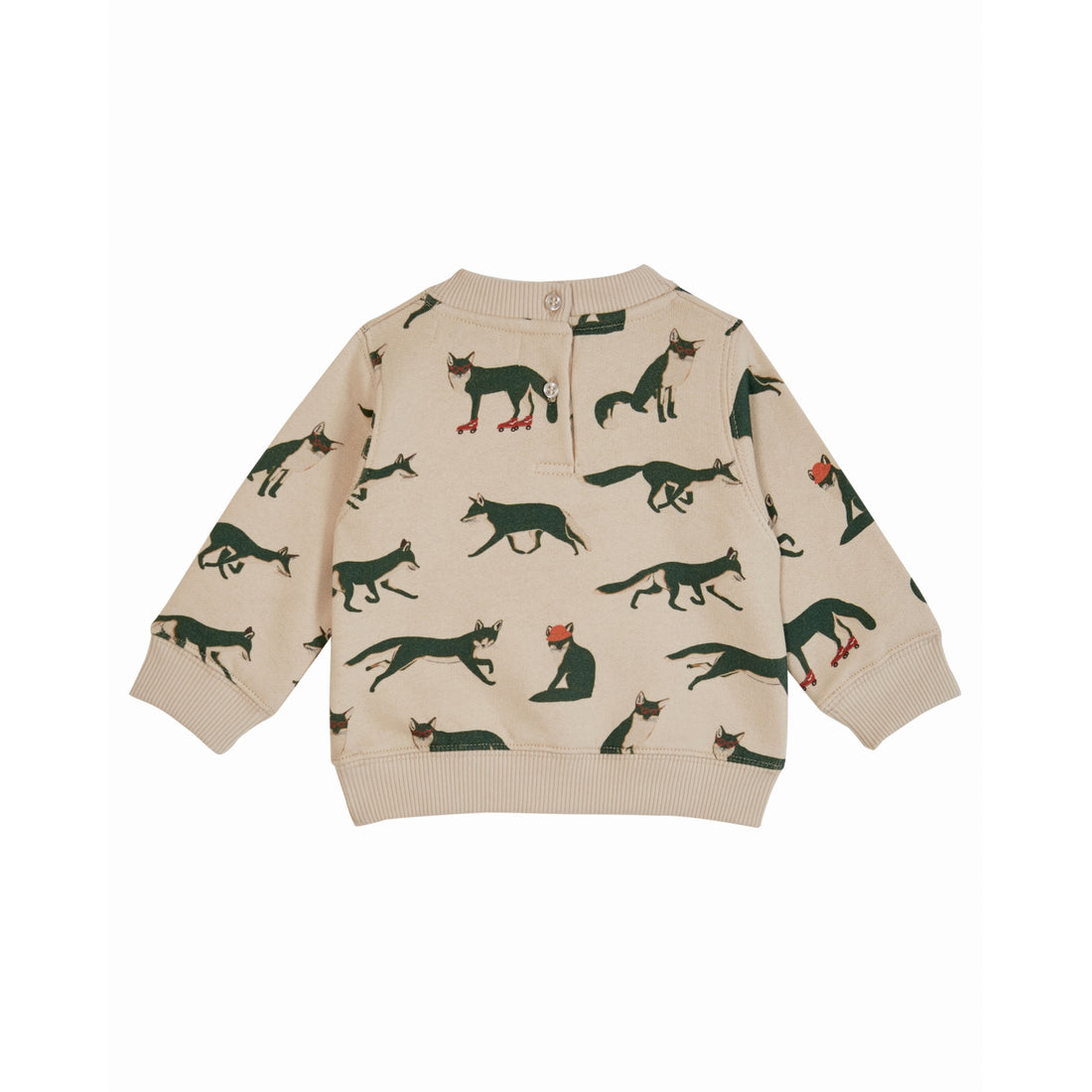 emile-et-ida-sweatshirt-renard-plage-eei-w23y140d-rp-2y