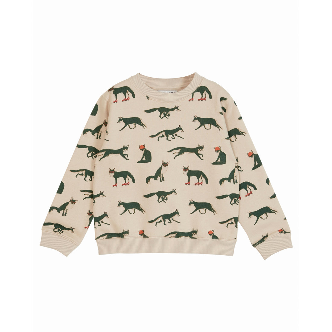 emile-et-ida-sweatshirt-renard-plage-eei-w23y140d-rp-2y