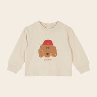 emile-et-ida-tee-shirt-chien-farine-clothing-wear-fashion-eei-w26ae010-farine-12m