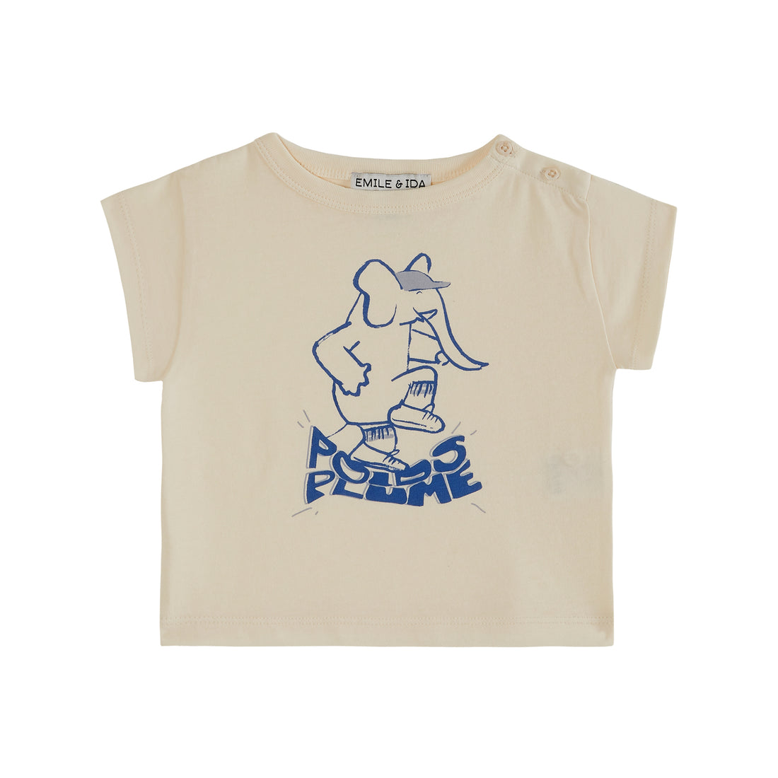 emile-et-ida-tee-shirt-imprime-place-ecru-eei-s24z008-ercu-12m