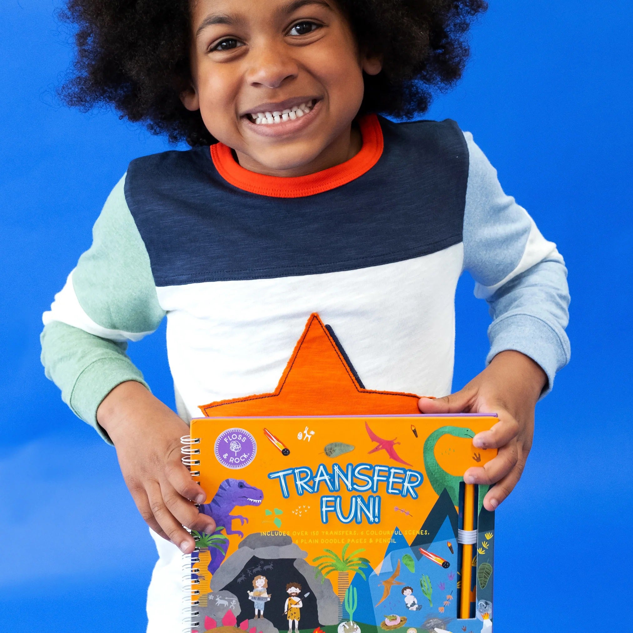 Floss & Rock Transfer Fun - Dinosaur