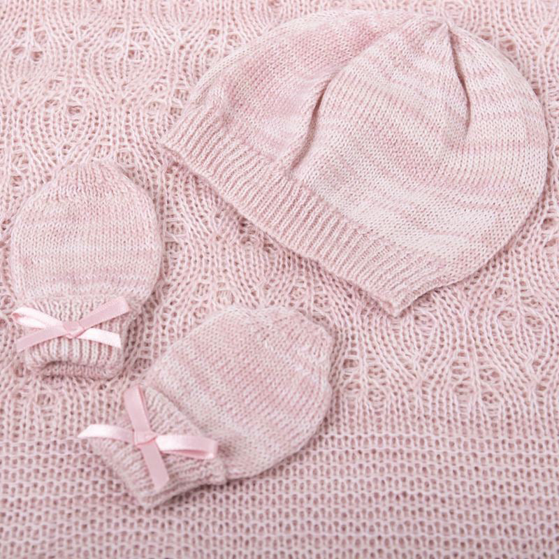 g-h-hurt-&-son-kitten-paw-wool-baby-gift-set-pink-marl-ghhs-w114xxhm-pkm
