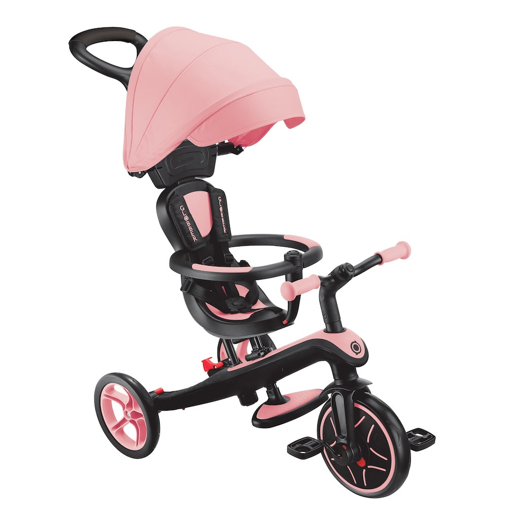 Globber Explorer Trike 4 In 1 - Pink (10M - 5Y)