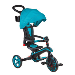 Globber Explorer Trike 可摺疊 4合1 三輪車 - Teal (10M - 5Y)