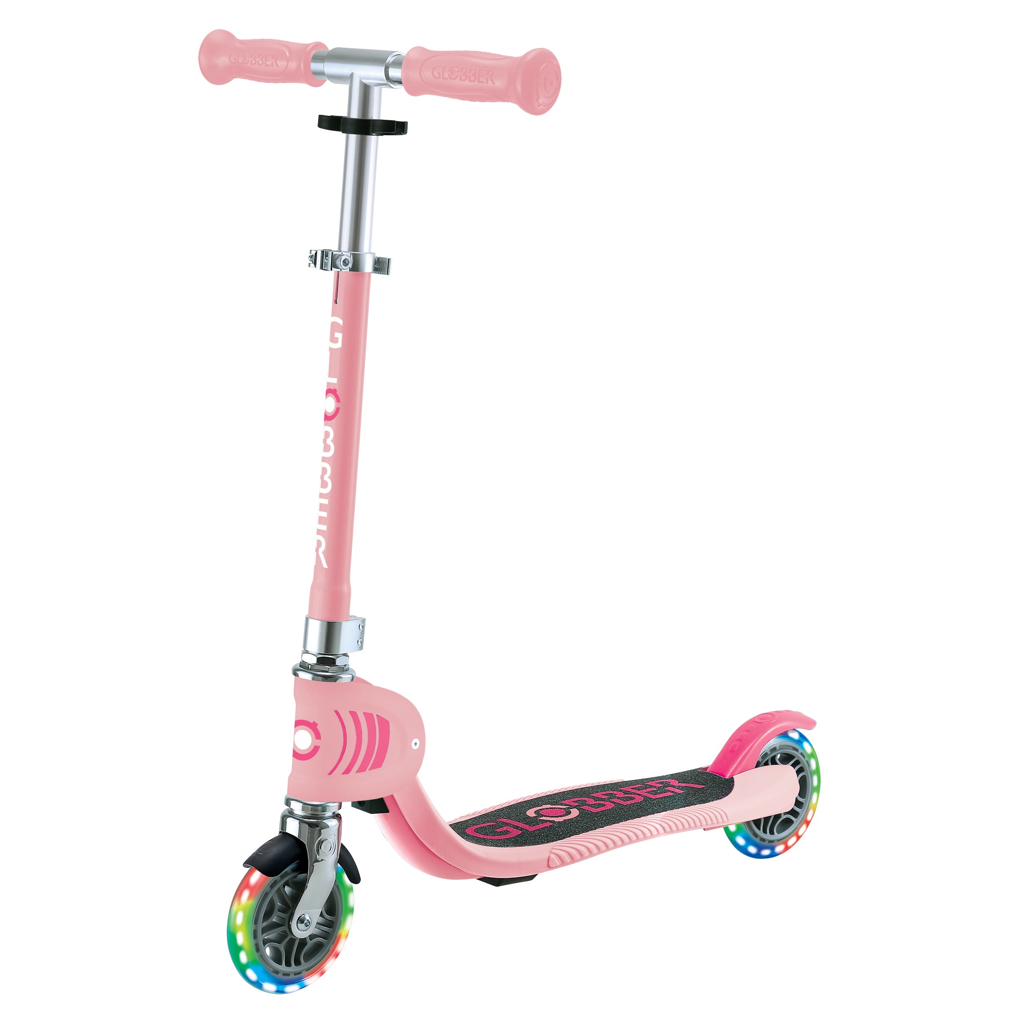 Globber Flow Foldable Junior Light Scooter - Pastel Pink (3Y+)